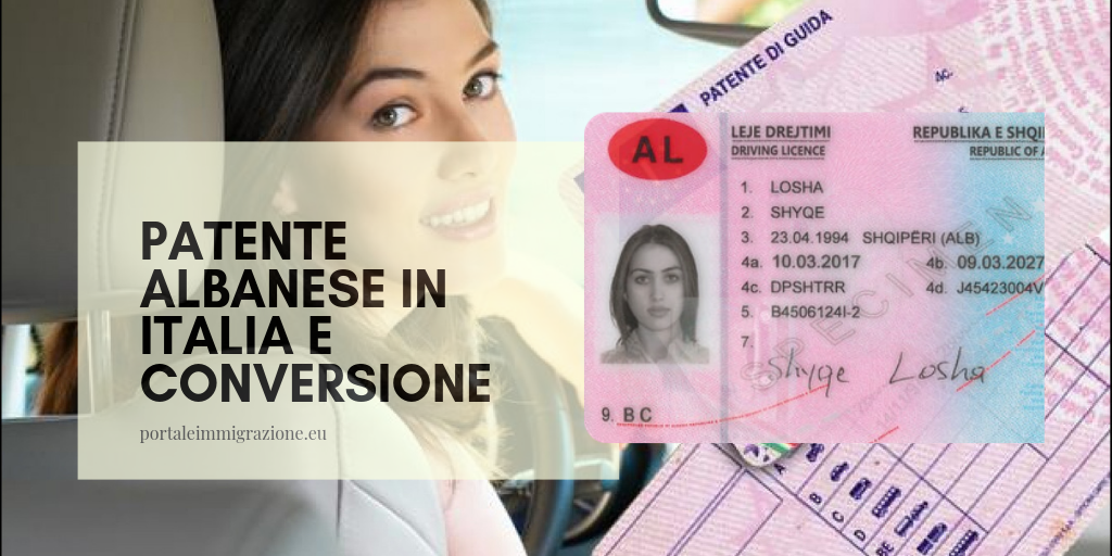 patente albanese in Italia e conversione