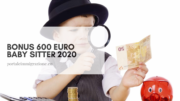 Bonus 600 euro baby sitter 2020