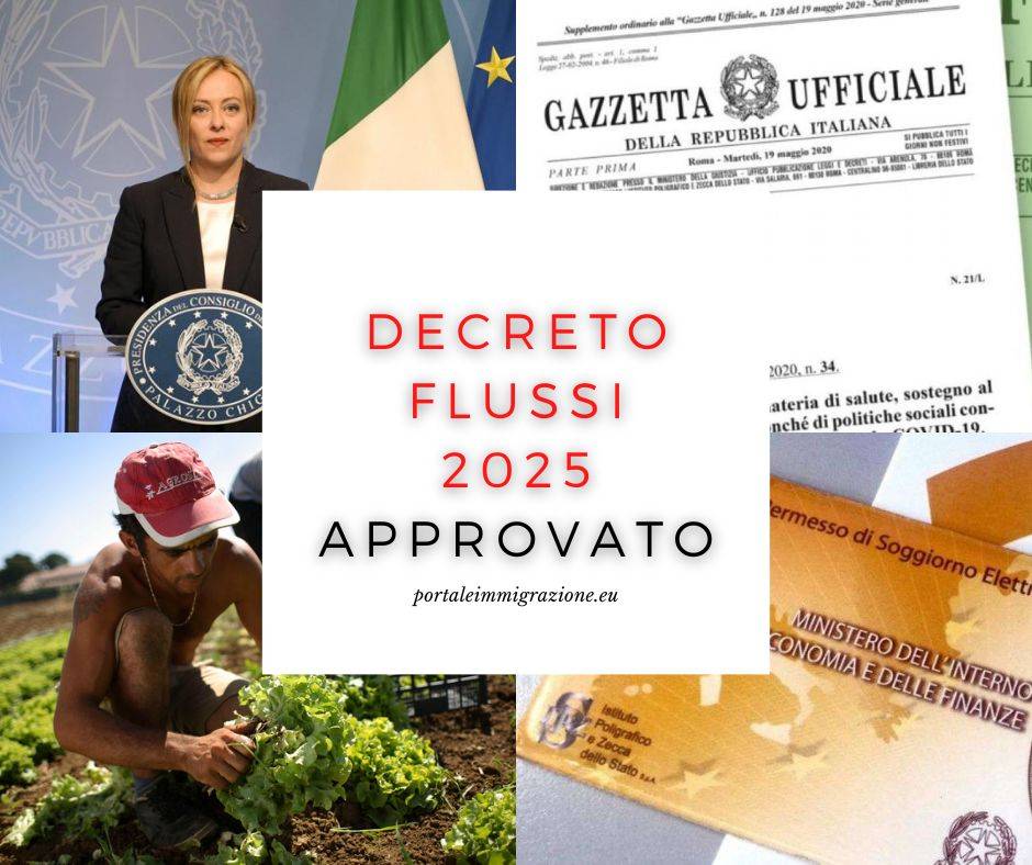  Approvato il decreto flussi 2025, 10mila ingressi per Badanti e Colf Illustration 